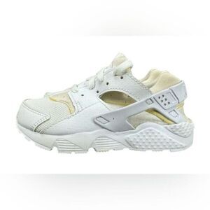 NIB NIKE Youth Huarache Run (PS) White Running Athletic Tennis Shoe - Size 2Y